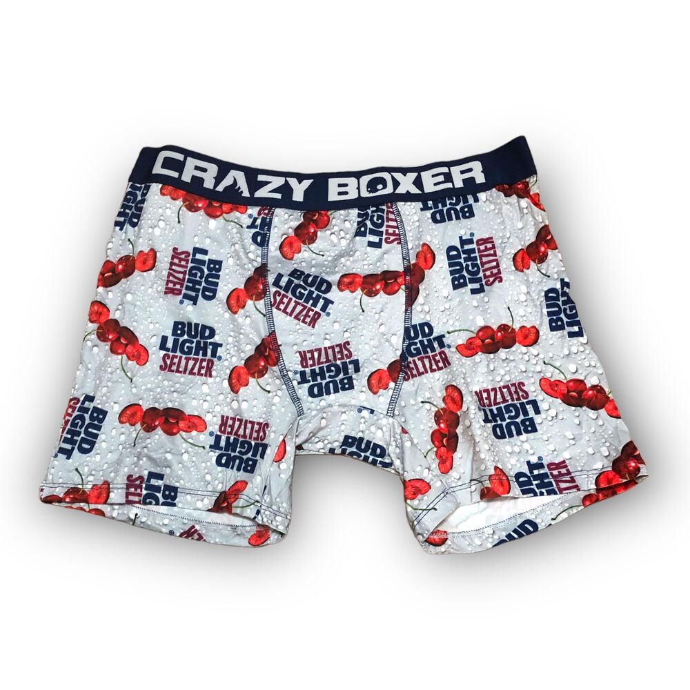 Crazy Boxer Bud light Seltzer "Black Cherry" Men's Boxer Brief - XL